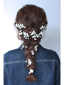 アトリエサニーデイ(atelier SUNNY DAY) 編みこみ/三つ編み/ヘアアレンジ/ヘアセット/ヘアメイク/メイク