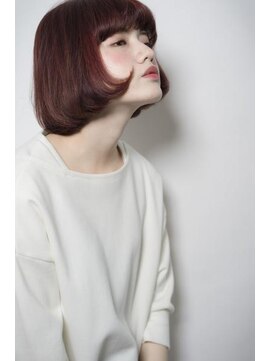 スリーバイキープ 尾山台(THREE by KEEP) 【THREEbyKEEP、尾山台木田】カラートリートメントレッドボブ