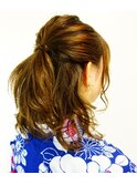 【浴衣着付♪】シンプルヘアアレンジ★