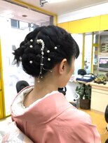 かみゆい&nbsp;華やかヘアセット