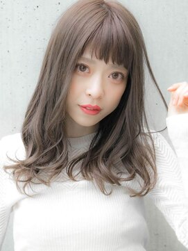 ルティア 池袋(Lutia) アッシュグレー 毛先カール☆