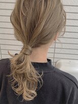 グロウ 上野御徒町(grow)&nbsp;夏のヘアアレンジ/フォギーベージュ/大人かわいい[上野/御徒町]