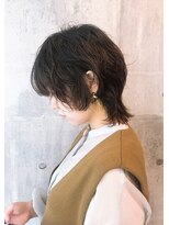 エンリッチヘア(enrich hair)&nbsp;ウルフレイヤー　ゆるパーマ　マッシュ