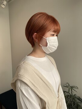 トレス(TRESS) オレンジベージュ/ショートスタイル/スウィングボブ