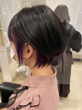 グランアディクト(Gran addict) 個性派インナーカラー×ショート
