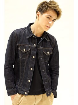 ディスイズバーバー(THIS IS BARBER) アップバング ブロンドカラー 【札幌】