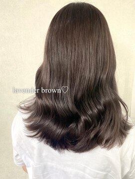 プラグ バイ ネオリーブ(plug by neolive) 柔らかカラー♪♪ラベンダーブラウン♪♪【tomoka】
