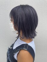 エイト 沖縄豊崎店(EIGHT toyosaki)&nbsp;【EIGHT 豊崎】お客様スタイル_クールバイオレットなミニボブ