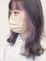 ククル ヘアー(cucule Hair) 京都・西院cuculehair　フェイスラインに☆インナーラベンダー