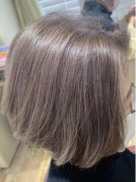 ネオリーブウリ 二子玉川店(Neolive uri) ハイライトカラー髪質改善ダークアッシュクール　二子玉川