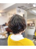 春先取りふんわりショートボブ