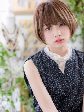 カバーヘア イヴ 戸頭店(COVER HAIR EVE) ★斜めバング小顔前下がりマッシュボブショート20代30代40代★8