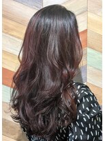 ヘアートゥリース(hair trees)&nbsp;ロング×ダークチェリー