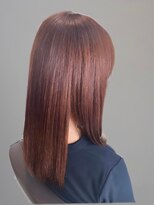 ヘアープロデュース ラピセット 松山(Lapset) 20代30代40代バレンシアオレンジ髪質改善カラー艶感ストレート