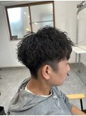 波巻きスパイラル/メンズパーマ/ツイストスパイラルパーマ
