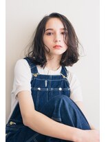 ピズム(PISM)&nbsp;セミウェットウェーブ/ダークアッシュ/カールヘア/ベビーバング