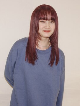 ハイブ 金沢(Hive) 10代20代外国人風ブロンドヘアハイトーンカラーサラ艶ロング