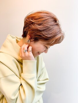 ロンドエニカ 大宮(Lond enika) lond 惇平　大人ガーリーモードヘアチョコレートプリカール