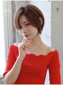 【Lacicaラシカ】大人ショート×ベージュ