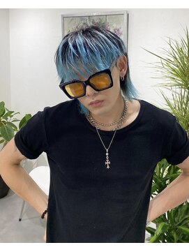 シエラ 南船場(CIERA.) CIERA.beachブルー×men'sバレイヤージュ