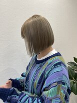 ロンドアベニール 北千住(Lond avenir)&nbsp;グレージュボブ☆ボブ/インナーカラー[北千住]