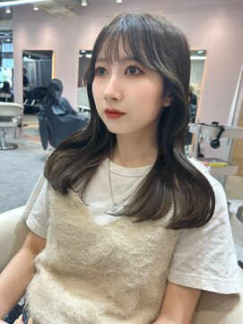 グロー 大宮(GLROW) 韓国　くびれ　レイヤーカット　ココアブラウン　haruhi