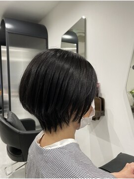 アフロディーテ 銀座(APHRODITE GINZA) 黒髪/グレーベージュ/レイヤーロング/前髪パーマ/銀座