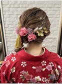 袴×ヘアアレンジ