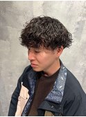マッシュスパイラルパーマ