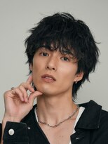 フィフス 渋谷(fifth)&nbsp;無造作な質感のツイストスパイラルパーマ×マッシュウルフ