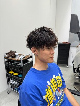 ガリカ 大名(Gallica) <オバマ>爽やか束感ツーブロックツイストスパイラルパーマ