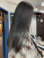 カーム(calm)&nbsp;前髪/アンブレラカラー/こなれミディ/イメチェン/ウェーブパーマ