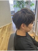 外国人風ミルクティーベージュショート
