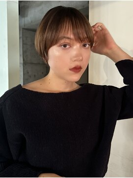 ノラジャーニー(NORA Journey) 【上田】ショート　暖色カラー　マッシュスタイル　ナチュラル