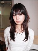 おくれ毛美髪ウルフレイヤー顔周りレイヤー_ba548991
