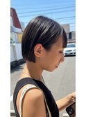 切りっぱなしミニボブ