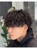 【平日限定】カット＋波巻きパーマ　￥16500