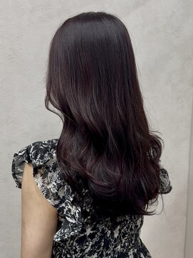 フレーム 博多店(FRAME) ボルドーレッドブラウン×レイヤーカット【福岡/博多】