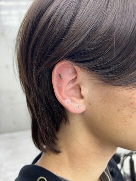 ビューブルー 亀戸錦糸町(VIEW BLUE) 美髪カールシアーカラーピンクブラウンエアリーロングセミディ