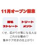 【NEWOPEN限定】酸性ストレート+トリートメント￥22000→￥13200