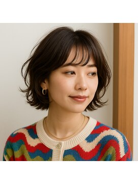 スープレックス ヘアーデザイン(SOUPREX HAIR DESIGN) 軽やかショートボブパーマ 20代 30代 40代 50代 60代 髪質改善