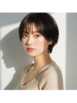 リコット 浦和美園(Liecot)&nbsp;【Fumiya】丸みショートボブ×髪質改善透明感グレージュ