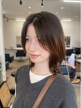 ナチュラルレイヤーボブ