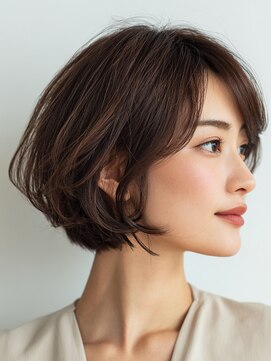 ナチュラルなのに洗練された大人のボブスタイル［鷺ノ宮］