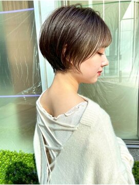 サンドパールス 仙台店(sand PALCE) 髪質改善/大人ガーリー/似合わせカット/ショートボブ前髪/仙台