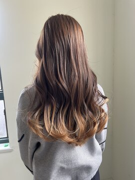 エクファ ヘア シェリル 草津 南草津店(ex-fa hair cherir) ピンクベージュ/アンブレラカラー/クールショート/前髪/南草津