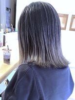 ブレイズヘアー(BLAZEhair)&nbsp;【暗めデザイン】グレージュバレイヤージュ×ブリーチ２回
