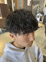 フォルテ 草薙店&nbsp;波巻きパーマ　シャドウパーマ