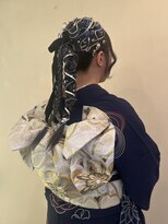 カット イン シルバー&nbsp;成人式ヘアセット