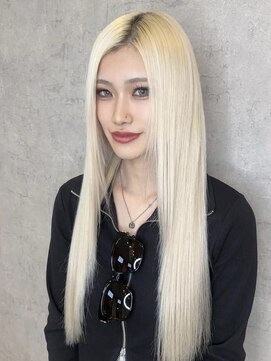 グリス(GRIZZ) 【Blonde】#シールエクステ#羽エクステ#スリムタッキ#梅田